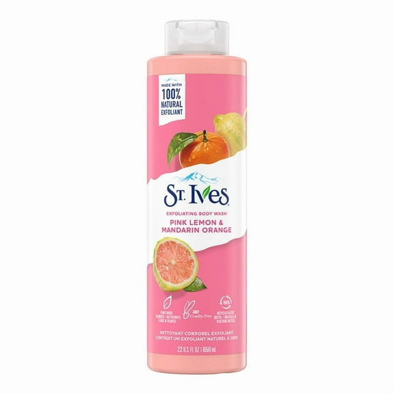 Jabón de cuerpo St. Ives limón rosa & mandrina 650 ml