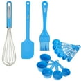 thumbnail image 1 of Pillsbury 14 Pieces Kitchen Baking Tools Utensils Set: Measuring Cups Set, Measuring Spoons Set, Whisk, Silicone Spatula, Silicone Brush, 1 of 4