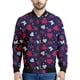 thumbnail image 3 of Chaqueta con estampado 3D de mariposa e insectos de dibujos animados, ropa para hombre, sudadera holgada, chaqueta estilo aviador informal con cremallera, abrigo de calle, 3 of 5