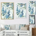 thumbnail image 4 of Designart "Serenity With Chinese Influence In Blue Bamboo II" Bamboo Canvas Art Print, 4 of 7