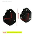 thumbnail image 1 of Black Kickstand Side Stand Extension Pad For BMW R NINE T 2014-17 R1200RT 04-14, 1 of 5
