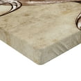 thumbnail image 2 of Ambesonne Mermaid Fitted Sheet, Vintage Mythical Art, Twin XL Size, Beige Brown, 2 of 3