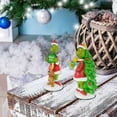 thumbnail image 4 of Figurine Grinch 6 pouces, verte, résine, par Ruz, 4 of 4