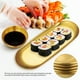 thumbnail image 4 of 6 uds cuencos de acero inoxidable para salsa, platos pequeños para salsa de soja, cuencos para condimentos de Sushi con 2 uds de bandejas decorativas, 4 of 4