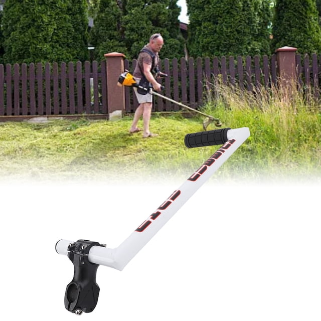 Extensión Agarre Ergonómico Del Recortador Para Malezas Mango Para Recortar Hierba Extensión Ahorro De Mano De Obra Blanco