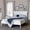 White, variant on Baxton Studio Brantley Modern Farmhouse Platform Bed, King, White