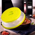thumbnail image 5 of Microwave Splatter Cover Heating Folding Cover Silicone Fresh-keeping Cover Oil proof Splash-proof Cover for Kitchen Microwave，Red, 5 of 5