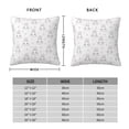 thumbnail image 2 of Yiaed Heart Rabbit Print Pillow Covers Super Soft Decorative Square Throw Pillow Covers Case Cushion Covers for Sofa Couch Bedroom Car Decor（No pillow core）-24"x24", 2 of 7