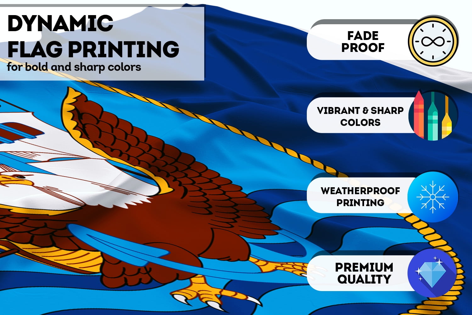 AGAS Navy Flag 2x3 Ft - Printed Durable Polyester US Navy Garden Flag