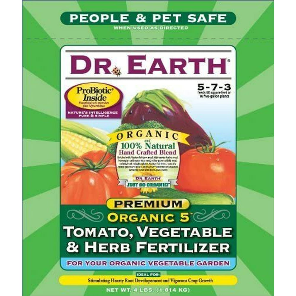 Dr. Earth 704P Organic 5 Tomato, Vegetable & Herb Fertilizer Poly Bag