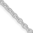 thumbnail image 1 of Sterling Silver Rhodium-Plated 2.75mm Cable Chain (26 X 2.75) Made In India qcl080r-26, 1 of 5