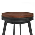 thumbnail image 2 of Topeka 30" Barstool in Mineral Finish and Walnut Wood Seat, 2 of 3