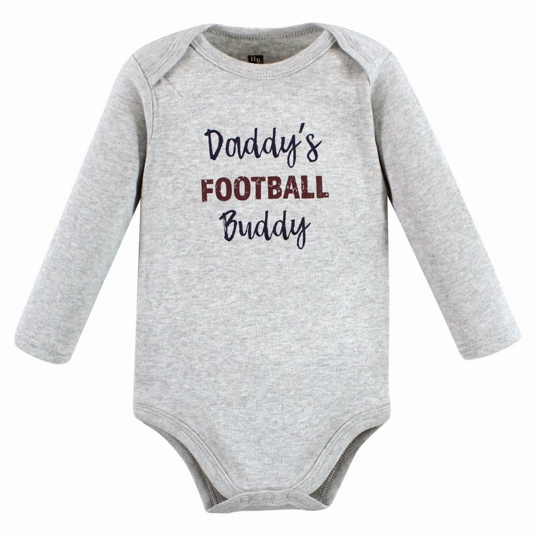 Hudson Baby Cotton Long-Sleeve Bodysuits, 5-Pack, Newborn- 24 Months
