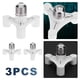 thumbnail image 1 of JShteea 3 Uds E27 A 3E14 Adaptador Enchufe Bombilla Tornillo Divisor Soporte Lámpara Inducción, 1 of 6