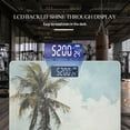thumbnail image 3 of Bathroom Scale, Highly Accurate Digital Body Scale,Precisely Measures Weight up to 400 lbs-Isolated Palm Tree On The Beach With Muted Colors, 3 of 4