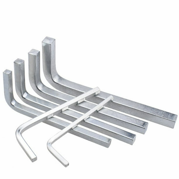Luckyn L Shape Square Head Wrench Square Key 4 Point Wrench Screwdriver Set 6 mm 1 Pcs