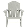 thumbnail image 3 of Portside Outdoor Poly Plastic Adirondack Rocking Chair, 3 of 7