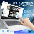 thumbnail image 5 of HP 17 Touchscreen Laptop, Intel Ultra 7 255U, 17.3 Inch HD+ Anti-Glare 250 nit Display, 32GB DDR5, 1TB SSD, Copilot AI, Backlit KB, Fingerprint, Windows 11 Pro, 5 of 9