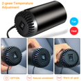 thumbnail image 3 of Portable Car Heater, 2 in 1 Heating & Cooling Fast Car Heater Defroster, 150W 12V Windshield De-Icers, Plug in Automobile Windscreen Fan for All Cars Electronic Auto Heater with Suction Holder, 3 of 8