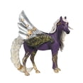 thumbnail image 2 of Figura de Pegaso Volador, modelo animal, juguete decorativo, regalo, escultura coleccionable Púrpura, 2 of 9