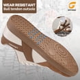 thumbnail image 5 of LAoutun Work Shoes for Men Steel Toe Shoes for Men Cushioning Steel Toe Construction Footwear Brown, 5 of 6
