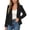 Black, variant on Women Versatile Casual V-Neck Jacket Lightweight Cardigan Outerwear Green M