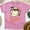 Azalea, variant on Boo Thang Energy Ghost Graphic Tee | Cute Bubble Tea Shirt for Women, Navy, Size S