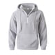 thumbnail image 4 of MHFRRA Sudadera con Capucha, Cuello Alto, Media Cremallera y Forro, Manga Larga, Térmica, Cálida, Deportiva, para Exteriores, Informal, Ajuste Cómodo Gris, 4 of 8