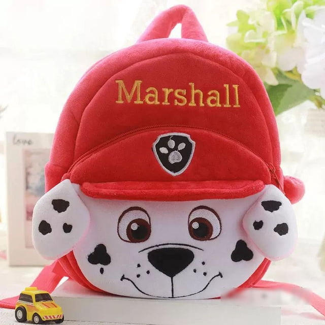 Mochila Infantil De Felpa Flexible Perro Patrulla Juguete Niños Navidad