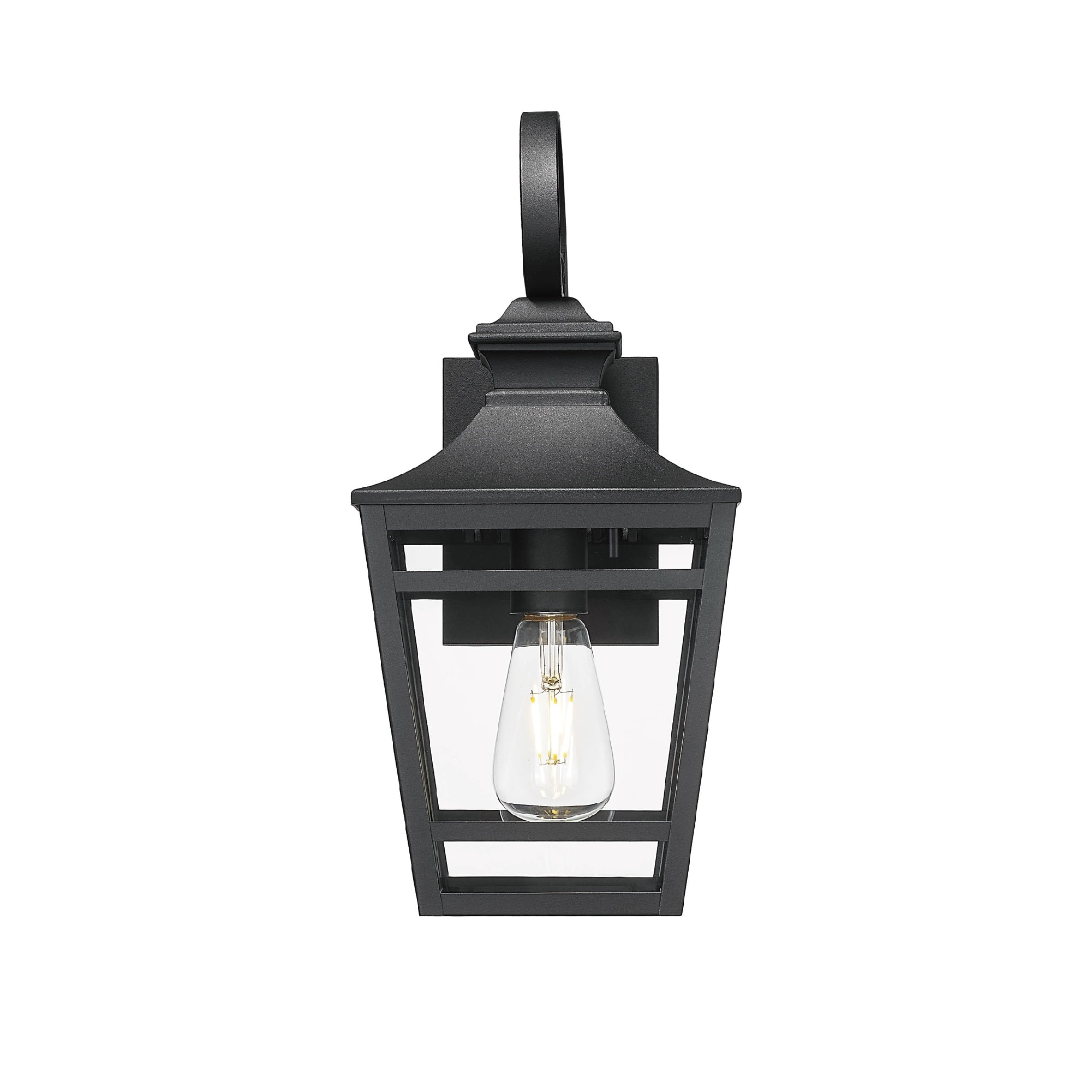 Outdoor Wall Lights, 16.5 Inch Large Waterproof Exterior Wall Lamp for House Patio Porch Garden Outdoor Lighting, Black