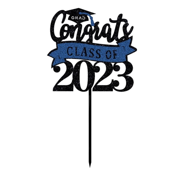 The Class Of 2023 Graduation Party Cake Arrangement Tools Party Cake Insert Decoration