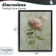 thumbnail image 4 of Stupell Industries Shabby Chic Vintage Hydrangea Bushel Black Floating Frame Canvas Art, 17 x 21, by Nan, 4 of 8