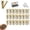50pcs, variant on Hinge Repair Screw Expansion Anchor,6×14mm Short Expansion Screw Set,Stone Expansion Anchor with Storage Box,Works on Wood, Tile, Stone, Concrete