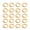 18K gold, variant on Stylish Double Hole Connector Rings Flexible Use Double Hole Connectors Handy End Beads Tips for Beading Accessories