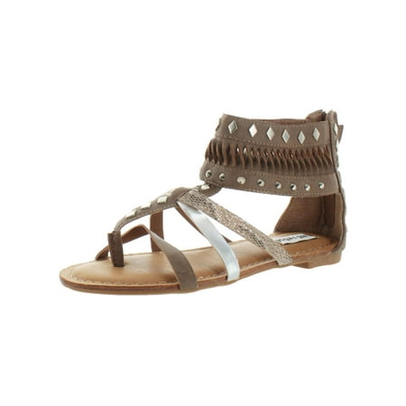 - Not Rated Womens Lemon Twist Faux Leather Cut Out Gladiator Sandals