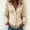 Beige, variant on Womens Vintage Shirts Fringe Suede Western Cowgirl Shirts Long Sleeve Button Down Tops Slim Fit Country Concert Jacket