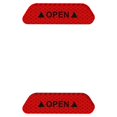 thumbnail image 3 of Unatoiry 4PCS/Set Car Door Stickers Warning Mark Tape Auto Exterior Reflective Tape Auto Exterior Accessories Open Sign Safety Reflective Strip red 2Set, 3 of 6