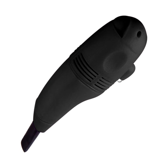 Black Handheld Mini Vacuum Cleaner Usb Powered For Car Home Keyboard Portable Strong Suction Compact Cleaning Tool