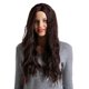 thumbnail image 2 of Peluca ondulada larga y rizada para mujer - 24 pulgadasPeluca rizada Pelucas sintéticas Peluca de diaria para gorro de peluca LY193 Marrón Oscuro Salvador Peluca de mujer de pelo largo y rizado, 2 of 8