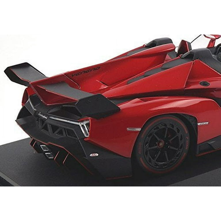 Lamborghini Veneno Roadster Diecast Model Car in Red 1:18