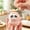 Pink, variant on Partheme 3x2x2in Cartoons Cute Panda Handheld Mini Fan USB Charging Portable Fan, Soft Silicone Blades Low Noise Desktop Personal Cooler for Kids Adults Home Office, Green