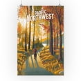 thumbnail image 3 of Pacific Northwest, Walk In The Woods, Day Hike (16x24 Giclee Gallery Art Print, Vivid Textured Wall Decor), 3 of 3
