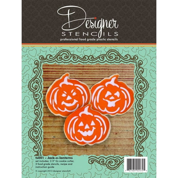 Jack-o-Lantern Tin Cookie Cutter Set