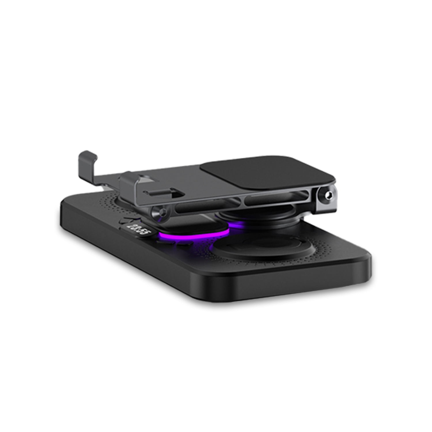 Tancola 45W 6 in 1 Foldable Wireless Charger Station with Clock & Light for  Iphone, Ipad ,iWatch,Airpod or tablet