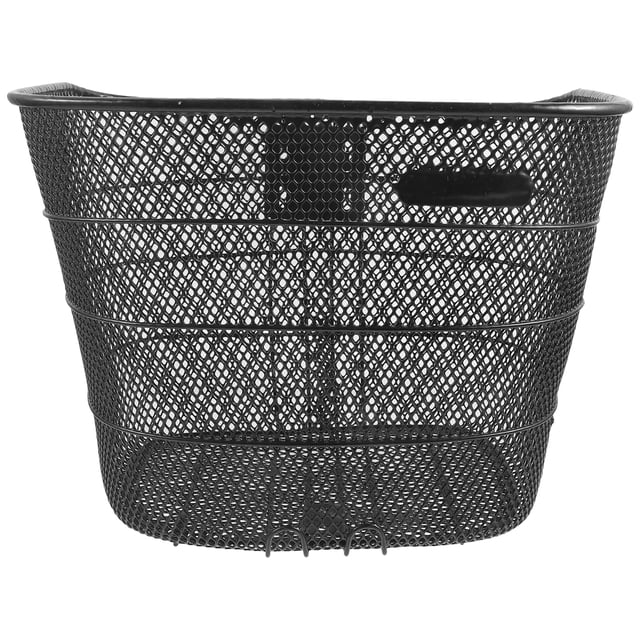 Bike Front Basket Large Capacity Bike Basket Metal Basket Bike Vegetable Basket Bike Handlebar Accessory