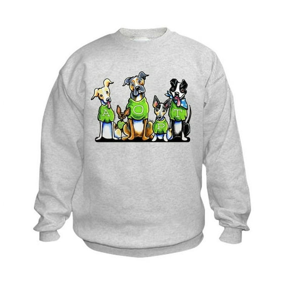 CafePress - Adopt Shelter Dogs Sweatshirt - Kids Sweatshirt, Youth Crew Neck Sweatshirt