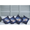thumbnail image 6 of Ambesonne Galaxy Throw Pillow Cover 4 Pack, Immense Space Hole View, 18", Navy Blue, 6 of 6