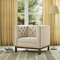 thumbnail image 2 of Panache Upholstered Fabric Armchair, 2 of 6