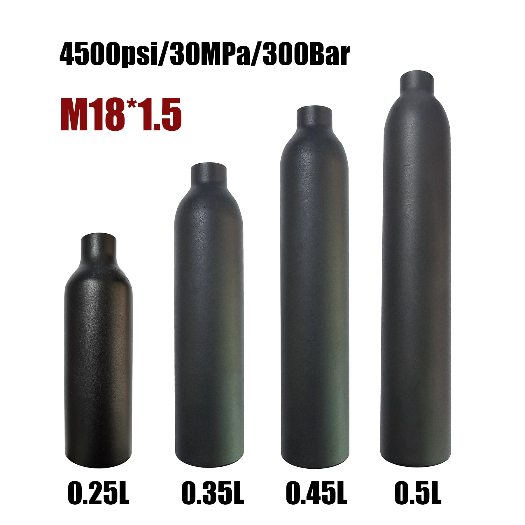 Réservoir de paintball 13ci 3000/1100psi Système Cote dIvoire