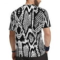 thumbnail image 4 of Boa Black Snakeskin T-Shirt Men Animal Skin Aesthetic T Shirts Comfortable Summer Fashion, 4 of 5